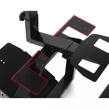 Garsiakalbių laikiklis RaceRoom 75105090, skirtas Logitech Z323, juodas
