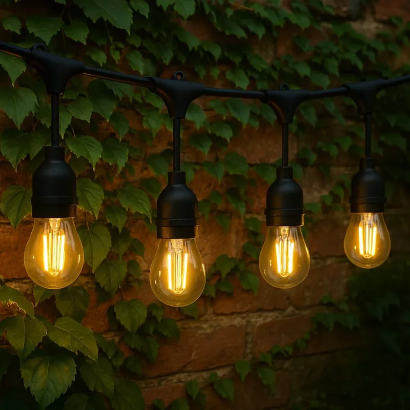 Lauko girlianda Lite bulb moments Extralink 10 m, 10 lempučių, sodo girlianda