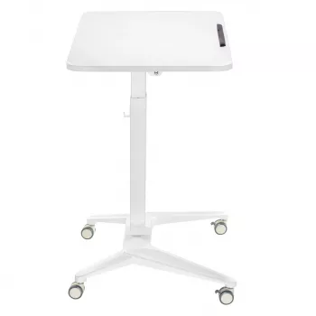 Mobilus nešiojamojo kompiuterio staliukas MACLEAN MC-453W su pneumatiniu aukščio reguliavimu, maks. aukštis 109 cm