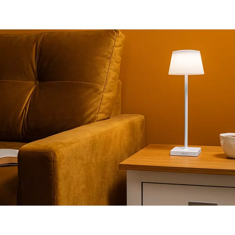Stalinė lempa TRACER Pluto White TRAOSW47233 LED reguliuojamas ryškumas, balta spalva