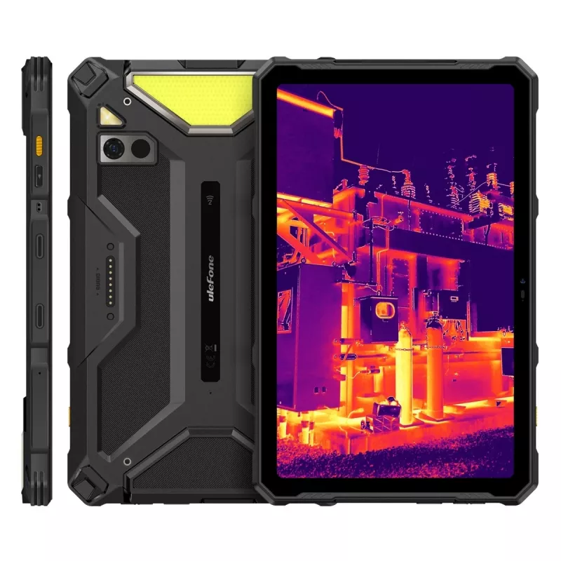 Ulefone Armor Pad 4 Ultra Thermal 5G atspari planšetė, 8 GB/256 GB, juoda