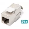 DIGITUS modulinė skirstomoji panelė 24 prievadų DN-91410-24 RJ-45 Cat6a pilka