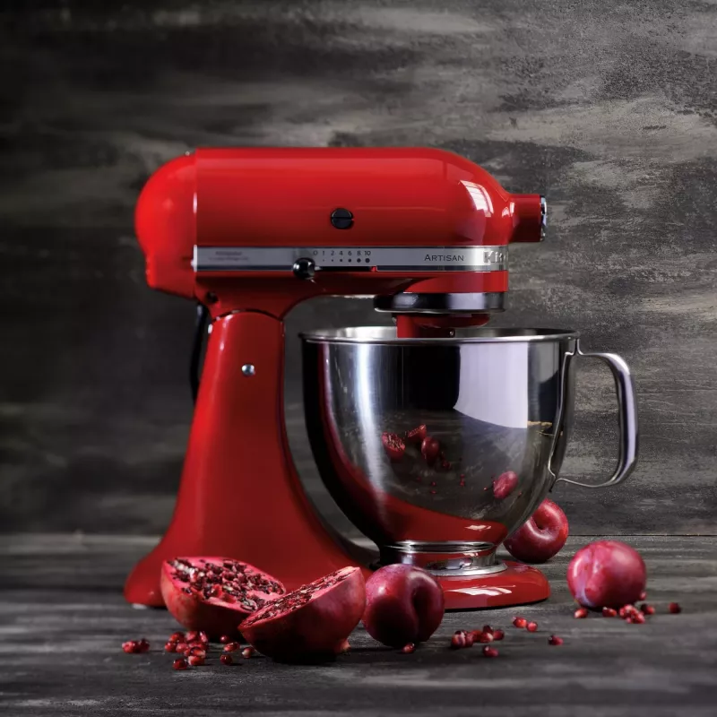 KitchenAid Artisan 5ksm125 stovimas maišytuvas 300 W Raudona