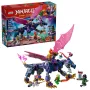 LEGO konstruktorius NINJAGO 71842 Rontu Meistras Drakonas — 381 detalė, 4 minifigūrėlės, modelio aukštis 130 mm