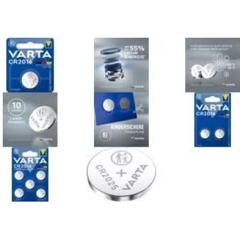 Vienkartinė baterija Varta CR3032 šarminė 3,2 mm aukščio 3 cm skersmens