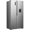 Gorenje HZF55082 NRS917E41XWD G400 – Laisvai pastatomas amerikietiškas šaldytuvas su šaldikliu, pilkas, 541 L, LED apšvietimas