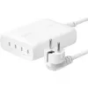 Belkin BoostCharge Pro 200 W 4 prievadų USB-C GaN kroviklis į rozetę, baltas (WCH015VFWH)