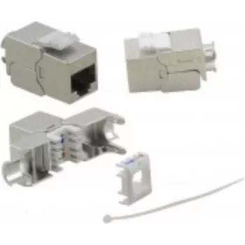 Keystone modulis helos Cat 6a 180° Premium GHMT sertifikuotas 4PPoE