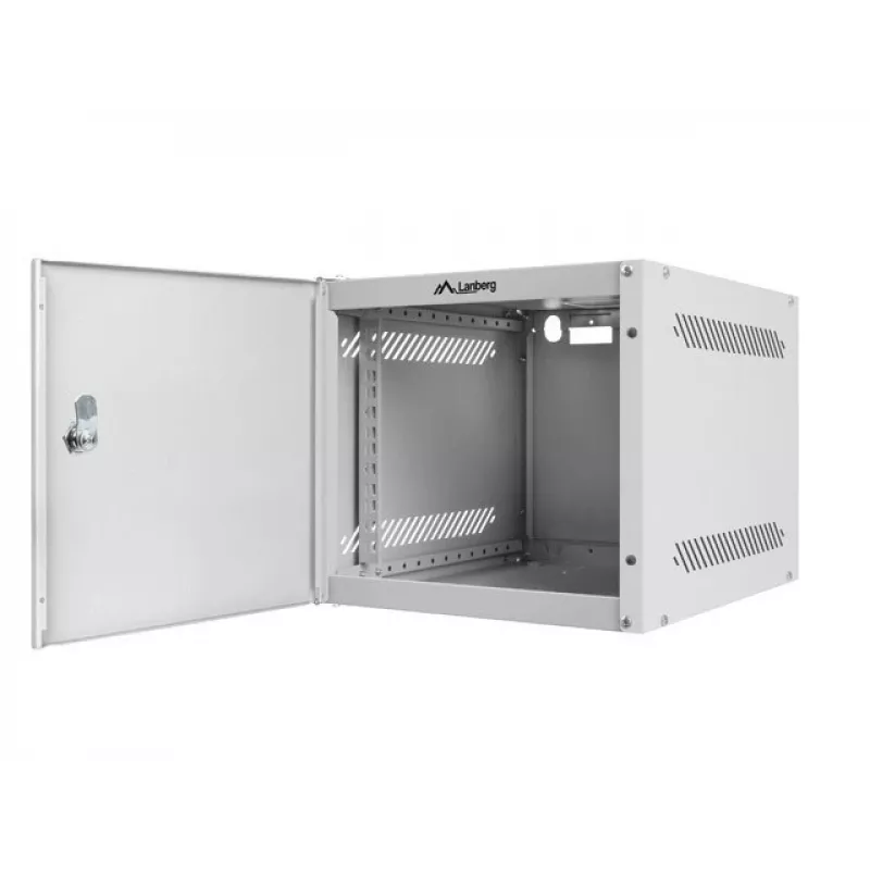 Sieninis stovas LANBERG WF10-2304-00S 4U, 280×310×247 mm, gylis 240 mm, talpa 20 kg, IP20, juodas