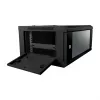 Sieninis stovas ALLNET ALL-SMC6604SCHWARZ 4U, maks. apkrova 50 kg, rakinamas, juodas