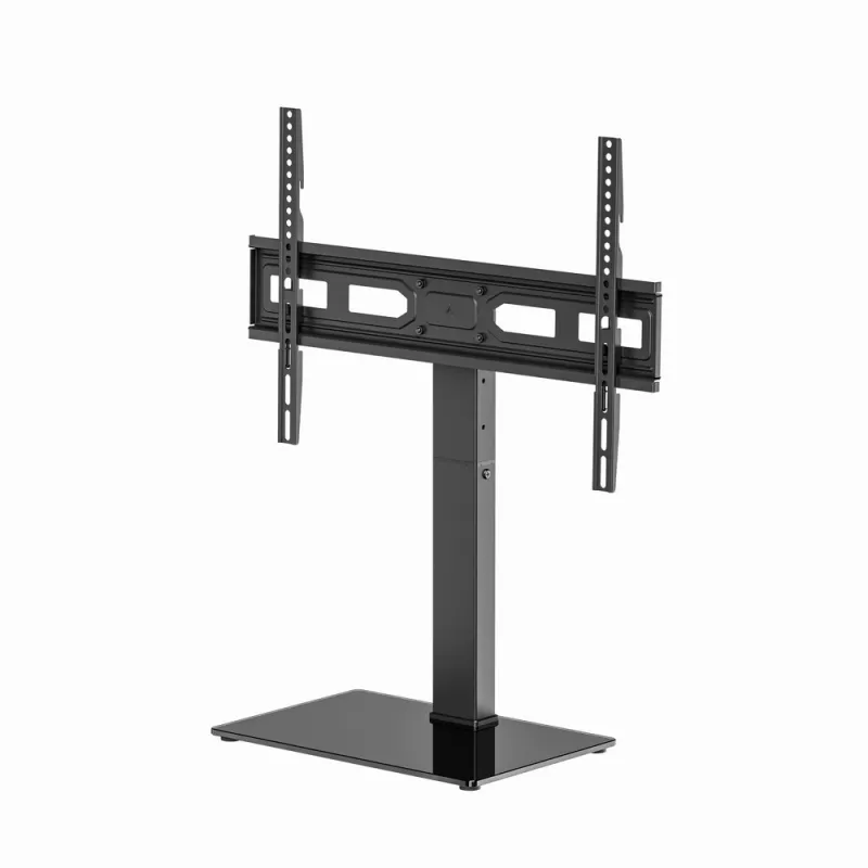Grindinis TV stovas GEMBIRD TVS-D75S-01 37–75 colių, plieninis, reguliuojamas aukštis ir pakreipimas, VESA 75x75–600x400, 40 kg