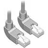 Tinklo kabelis DeLOCK 83513 RJ-45 Cat6a 0,5 m Pilka