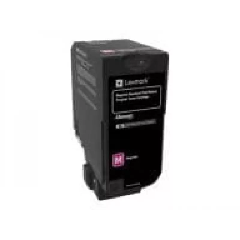 Lexmark 74C2SM0 original rausvos spalvos kasetė, 1 vnt.