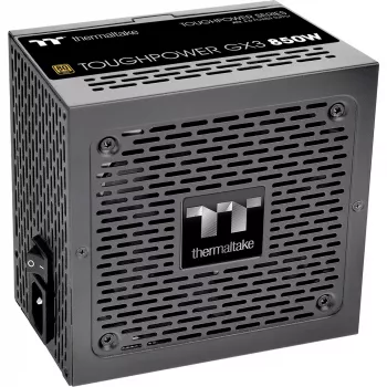 Thermaltake ToughPower GX3 - maitinimo blokas (vidinis) - ATX12V 3,0 - EPS12V - 80 PLUS Gold - AC 100-240 V - 850 W - juodas (PS-TPD-0850NNFAGE-3)