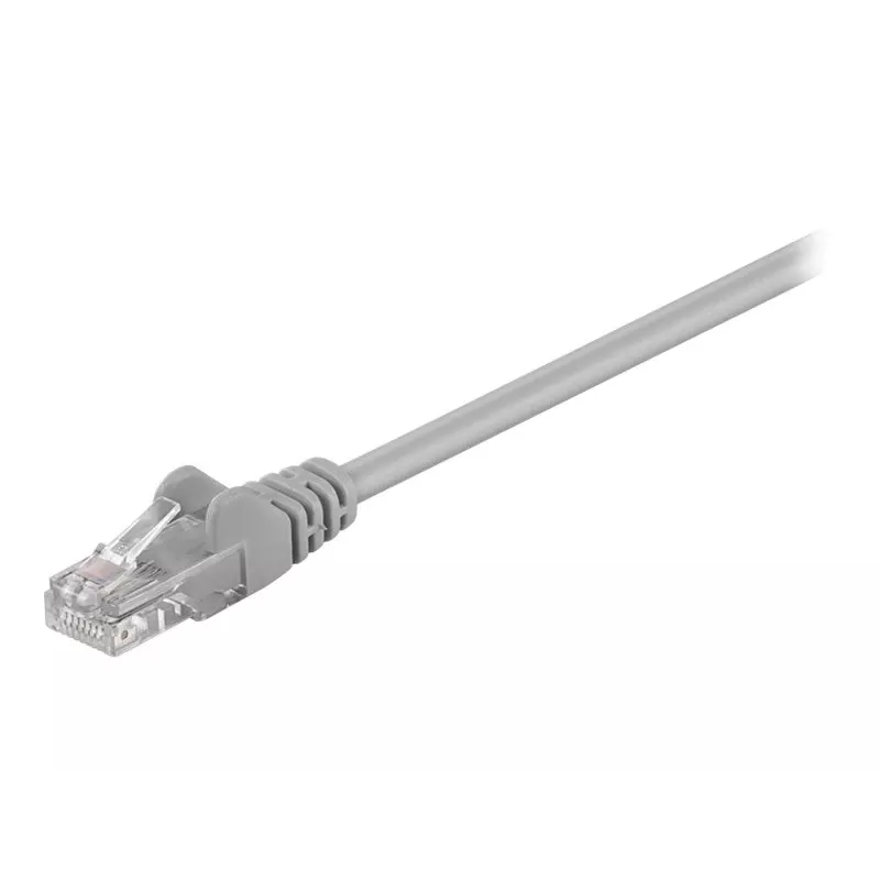 Wentronic Goobay jungiamasis kabelis – RJ-45 (kištukas) į RJ-45 (kištukas) – 25,0 m – UTP – CAT 5e – liejiniai – pilka (95635)
