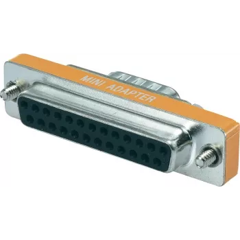 Serijinis adapteris DIGITUS 10070136, 1x D‑SUB 25 kontaktų lizdas į 1x D‑SUB 9 kontaktų kištuką