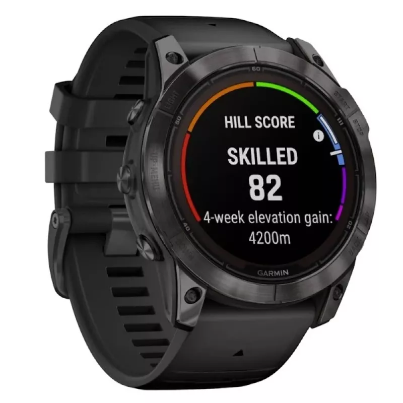 Išmanusis laikrodis GARMIN fēnix 7X Pro 51 mm, 1,4 colio (3,56 cm) MIP 280×280, liečiamas ekranas, Wi‑Fi, GPS, 32 GB, juodas