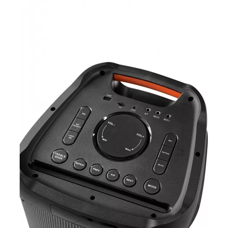 Karaoke sistema Blaupunkt PB10DB 1000W su laidiniais mikrofonais ir LED ekranu