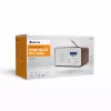 Stalinis radijo imtuvas DENVER DAB-30DW DAB/FM, tamsaus medžio apdaila