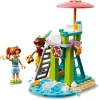LEGO Friends paplūdimio vandens motorolerio gelbėtojų statybos rinkinys su 2 mini-lėlėmis ir delfino figūrėle, nuo 5 metų