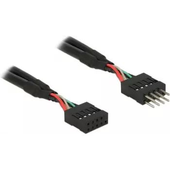 Vidinė USB 2.0 jungiamoji šyna DeLOCK 83873 0,25 m 2×USB 2.0 Kištukas