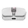 CHERRY DW 9100 SLIM belaidė klaviatūra su pele, RF Wireless + Bluetooth, AZERTY prancūziškas, sidabrinė