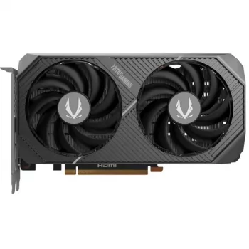 Vaizdo plokštė ZOTAC GeForce RTX 5050 Twin Edge – 8 GB GDDR6, 128 bitų, PCIe x8 5.0, dviejų ventiliatorių aktyvus aušinimas