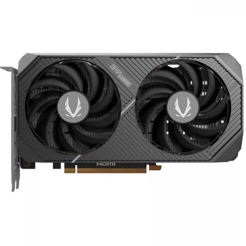 Vaizdo plokštė ZOTAC GeForce RTX 5050 Twin Edge – 8 GB GDDR6, 128 bitų, PCIe x8 5.0, dviejų ventiliatorių aktyvus aušinimas