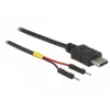 USB C kabelis DeLOCK 85418 0,1 m juodas