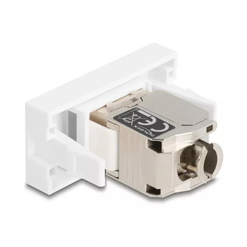 RJ45 modulis DELOCK 90904 Cat.6A su LED, skirtas Keystone ir pataisų skydams