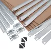 Lentynų stovas GreenBlue GB378 cinkuotas plienas 5 lentynos, 900×400 mm, 75 kg vienai lentynai