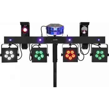 LED šviestuvų rinkinys EUROLITE KLS Scan Pro Next FX kompaktiškas RGBW