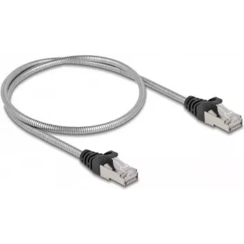 DeLOCK RJ45 kabelis Cat.6A U/FTP RJ-45 0,5 m sidabrinis