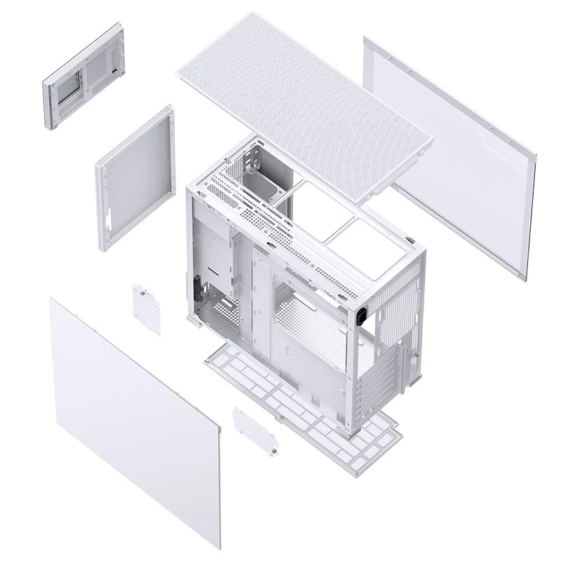 Korpusas Jonsbo D41 STD Midi Tower Baltas