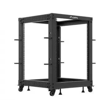 Atviras stovas Lanberg OR01-6115-B 15U juodas 600 kg talpa