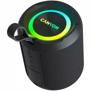 Nešiojamas garsiakalbis CANYON OnMove 11 IPX6 TWS 20W EQ RGB Juodas