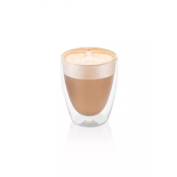 Cappuccino stiklinės Eta 240 ml skaidrus borosilikatinis stiklas