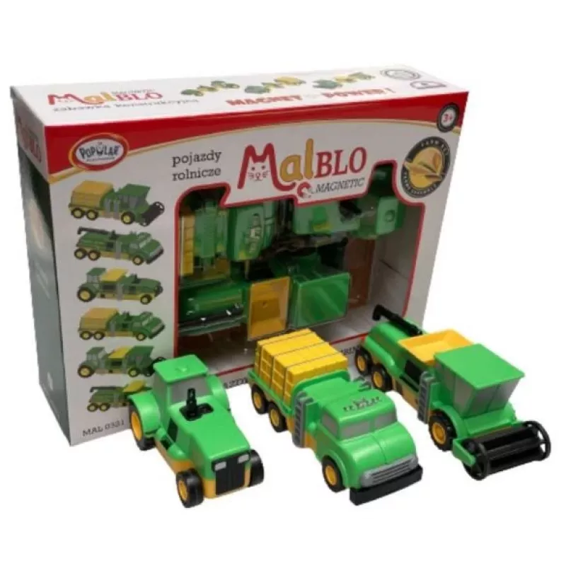 Popular Playthings – Mix or Match Vehicles Farm (Dvikalbis)