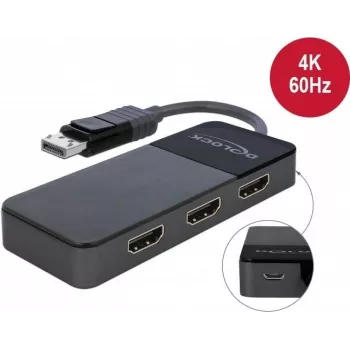DeLOCK 87770 vaizdo skirstytuvas DisplayPort į 3x HDMI