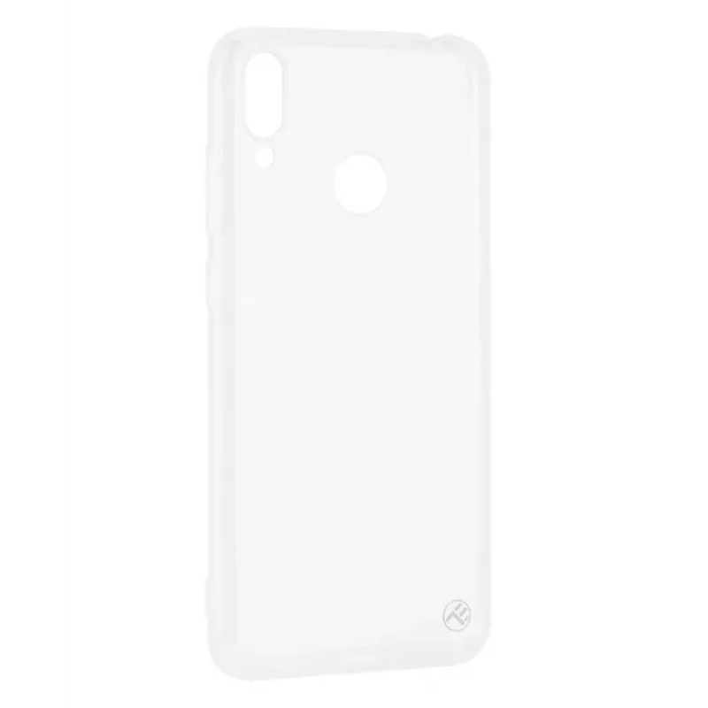 Silicininis dėklas, skirtas Huawei Y9 2019, Tellur, permatomas