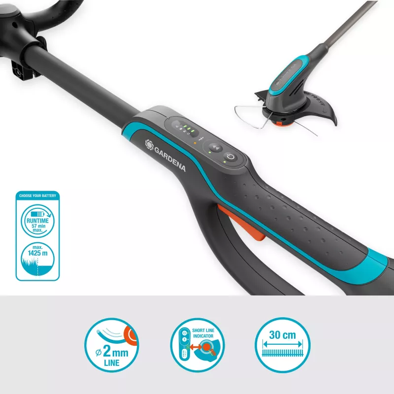 2-in-1 žoliapjovė ir krūmapjovė Gardena 14703-55