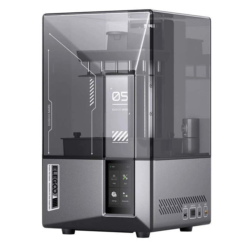3D spausdintuvas iš dervos Elegoo Mars 5 Ultra 4K raiška LCD (modelis 50.101.013300)