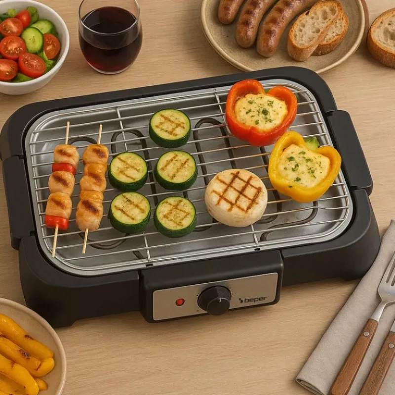 Elektrinė kepsninė Beper P101BBQ001