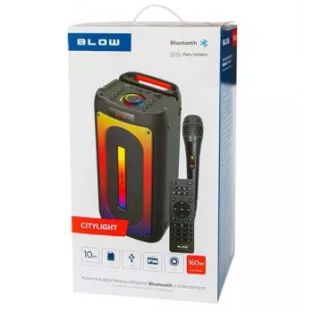 Bluetooth speaker CityLIGHT + remote control + microphone