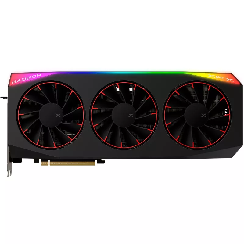 Vaizdo plokštė XFX Radeon RX 9070 XT OC – 12 GB GDDR6, PCIe 5.0, 3× DisplayPort 2.1, HDMI 2.1, 3 ventiliatoriai, 360×155×72 mm