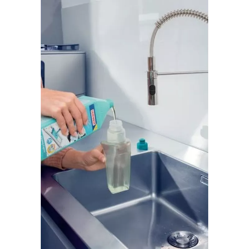 Leifheit Easy Spray XL šluota su mikropluošto antgaliu Dry&wet, žalia, balta