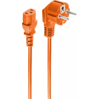 Maitinimo laidas ShiverPeaks BS09-05187 Oranžinis 1,8 m