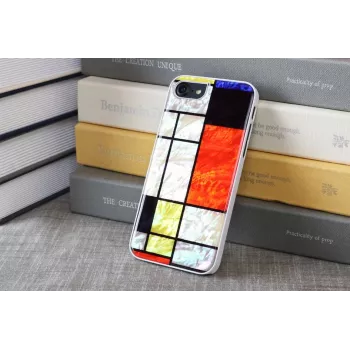 Apsauginis dėklas iKins Apple iPhone 8 / 7 Mondrian White
