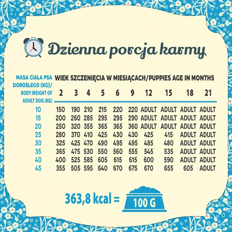 FOLK Junior Vidutinių ir didelių veislių švelnus patiekalas šuniukui su triušiena, veršiena ir morka - sausas šunų ėdalas - 10kg