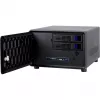 Inter-Tech SC-2100 – mažo formato (SFF) kompiuterio korpusas, juodas, Mini-ITX, plieninis, su veiklos, aliarmo, HDD, tinklo ir maitinimo indikatoriais (88887285)
